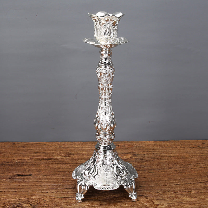 Tulip Candle Holder Candle Holder European Style Candlelight Dinner Props - My Store