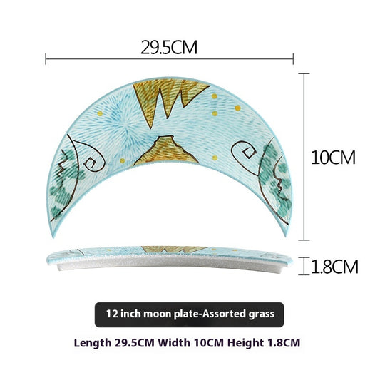 Creative Household Ceramic Plates Sushi Tableware - My Store