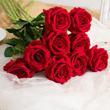 Artificial Red Rose Flowers Living Room Home Decoration Flowers Bouquet - My Store