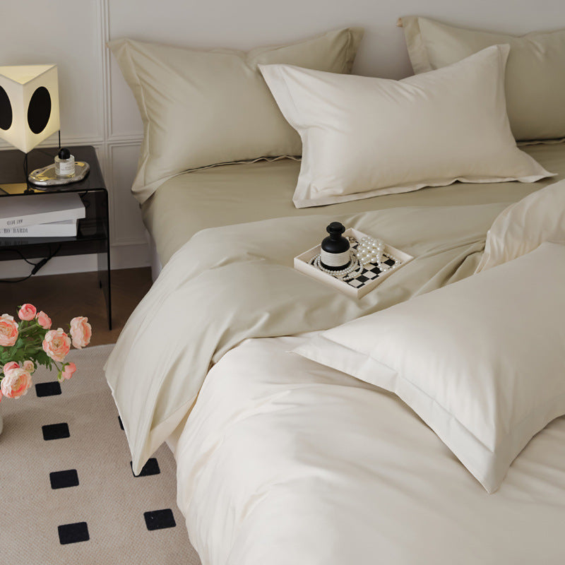 Woolen Cotton Four-piece Bed Set All Cotton Pure Cotton Bed Sheets - My Store