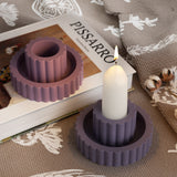 Striped Candle Holder Aroma Candle Holder Silicone Mold - My Store