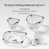 Outdoor Folding Bowls, Tableware, Portable Travel Plates - My Store