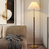 Vintage Pleated Floor Lamp Vertical Table Lamp - My Store