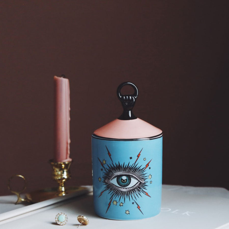 Big Eyes Aromatherapy Candle Holder Candle Cup Candle Jar Storage - My Store