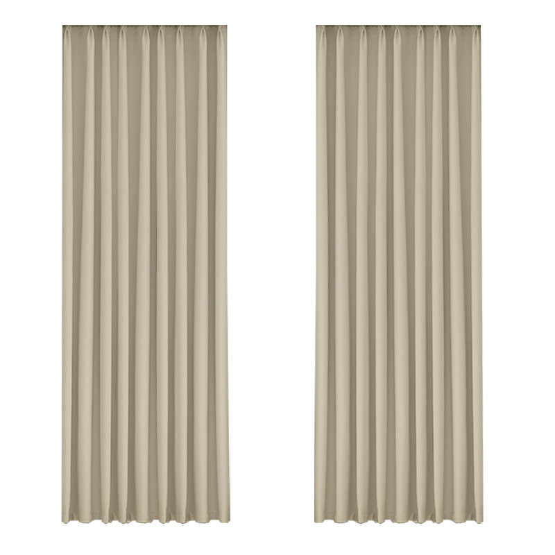 Milky-tea-colored Fully Blackout Nylon Curtains For A High-end Look In The Bedroom - My Store
