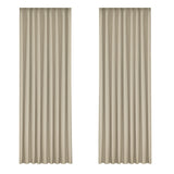 Milky-tea-colored Fully Blackout Nylon Curtains For A High-end Look In The Bedroom - My Store