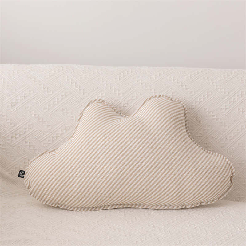 Cotton And Linen Striped Cushion Seriescoordinating Throw Pillows For Your Home Sofa - My Store