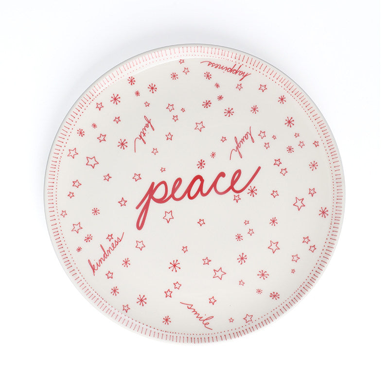 Christmas Series Of Ceramic Tableware Plates - My Store
