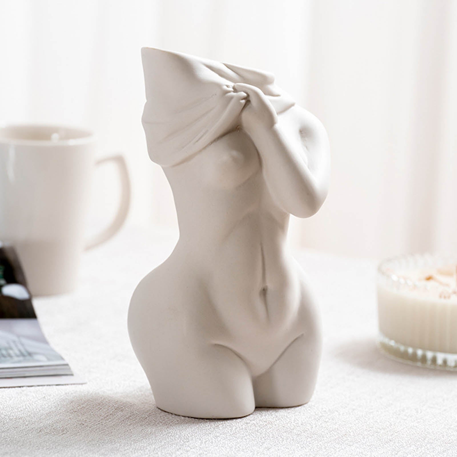 Decorative Art Ornaments Of Human Ceramic Vases - My Store