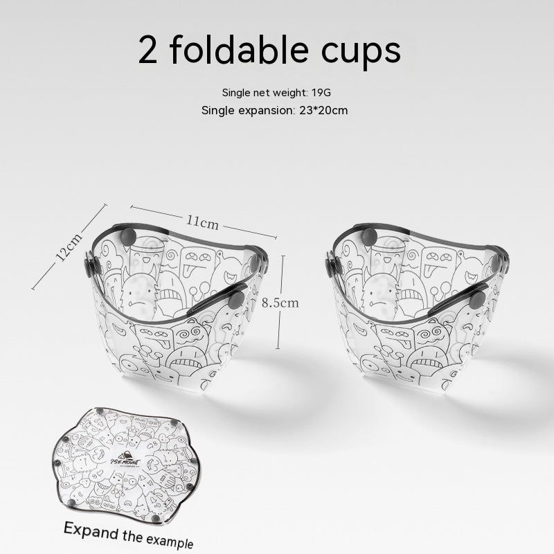 Outdoor Folding Bowls, Tableware, Portable Travel Plates - My Store