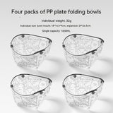Outdoor Folding Bowls, Tableware, Portable Travel Plates - My Store