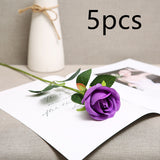 Artificial Red Rose Flowers Living Room Home Decoration Flowers Bouquet - My Store