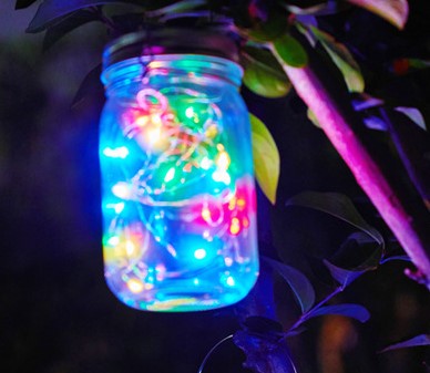 Solar Mason Jar Light Decoration Mason Jar Light Outdoor Hanging Light Mason Jar Light String - My Store
