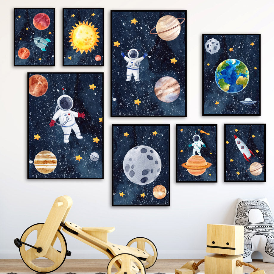 Astronaut Wall Art Canvas Painting - My Store