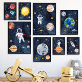 Astronaut Wall Art Canvas Painting - My Store