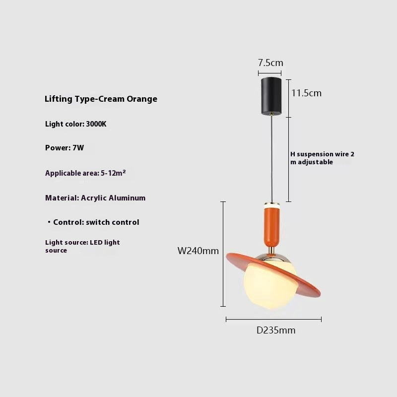 Bedside Small Droplight Children's Room Study Lamps - My Store
