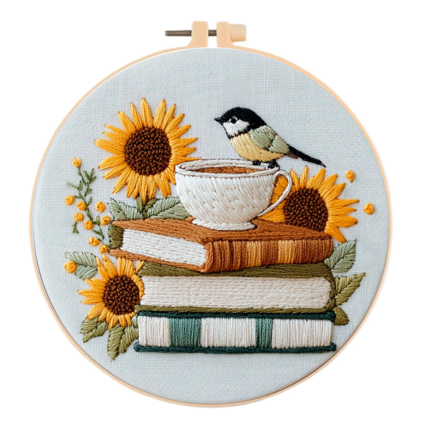 New Embroidery Bird Sunflower Series Material Package - My Store
