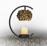 Wrought-iron Aromatherapy Wax Melter Scented Oil Candle Warmer Bedroom Ambiance Table Lamp - My Store