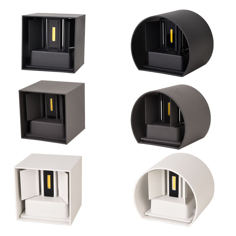 Aluminum outdoor wall lamp waterproof adjustable wall lamp square circular background wall lamp color BD81 BD80 - My Store