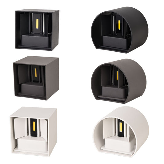 Aluminum outdoor wall lamp waterproof adjustable wall lamp square circular background wall lamp color BD81 BD80 - My Store