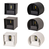Aluminum outdoor wall lamp waterproof adjustable wall lamp square circular background wall lamp color BD81 BD80 - My Store