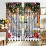 Digital Printed Christmas Curtains - My Store