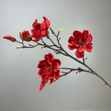 EVA Large Magnolia Artificial Multi-Bud Magnolia Flowers Fake Flowers - My Store
