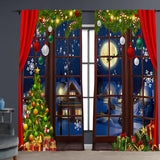 Digital Printed Christmas Curtains - My Store