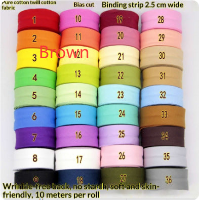 25 Cm Hand-woven Twill Binding Strip For Bed Sheets - My Store