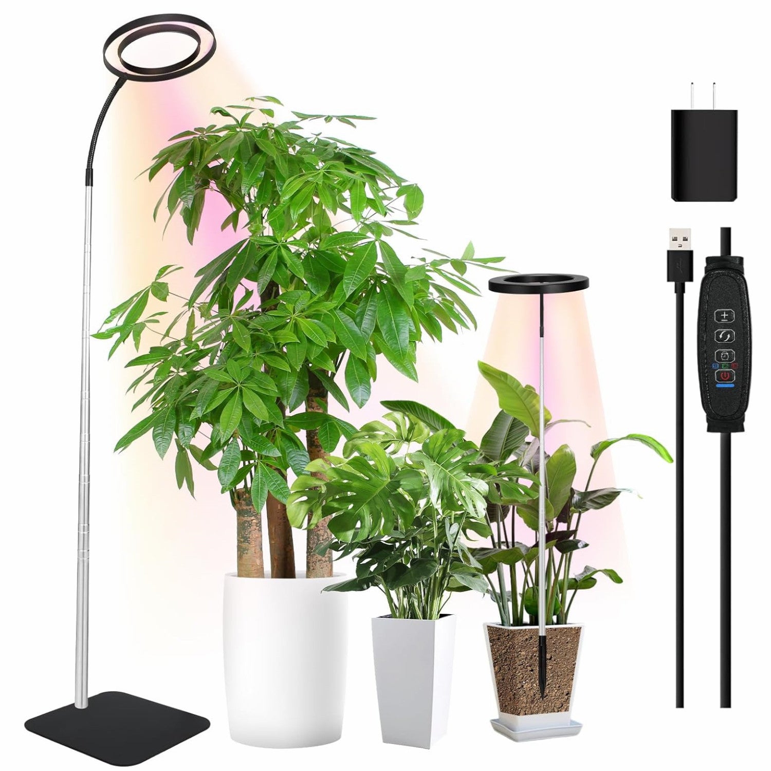 Indoor Plant Floor Growing Lamp Full Spectrum Plant Lamp - My Store