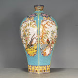 Collecting Miscellaneous Enamel Flower-and-bird Plum Vases - My Store