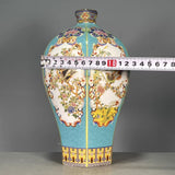 Collecting Miscellaneous Enamel Flower-and-bird Plum Vases - My Store