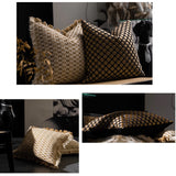 Woven Throw Pillows In Sofa Living Room - My Store