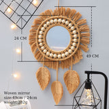 Ins Nordic Makeup Mirror Home Decoration Wall Hanging - My Store