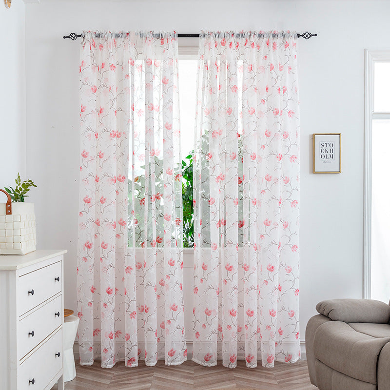 Mesh Curtains Bedroom Light Transmission Decorative Curtain - My Store