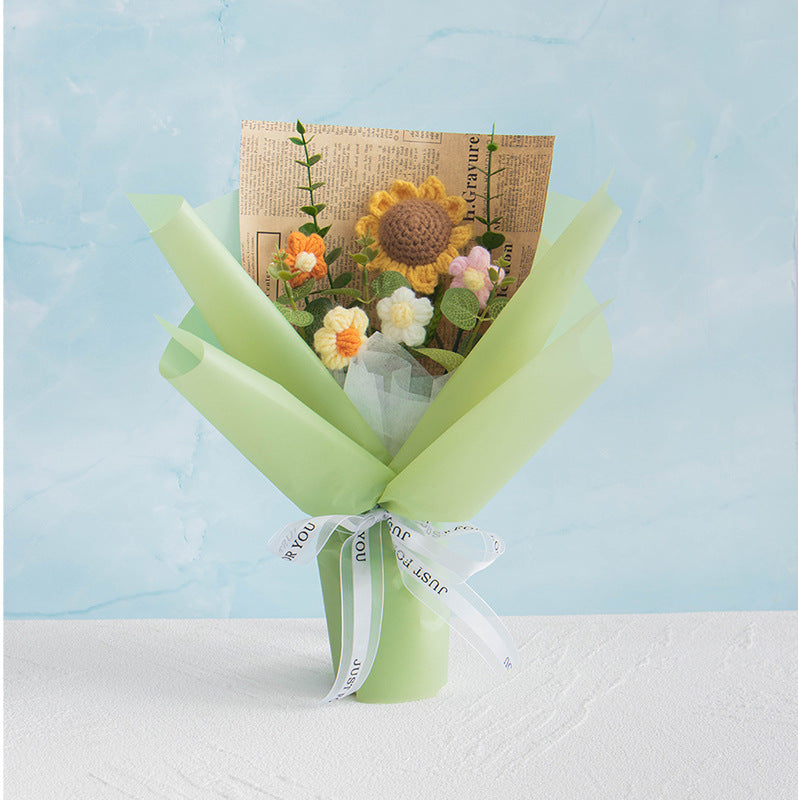 Creative Handmade DIY Crocheted Artificial Flowers - My Store