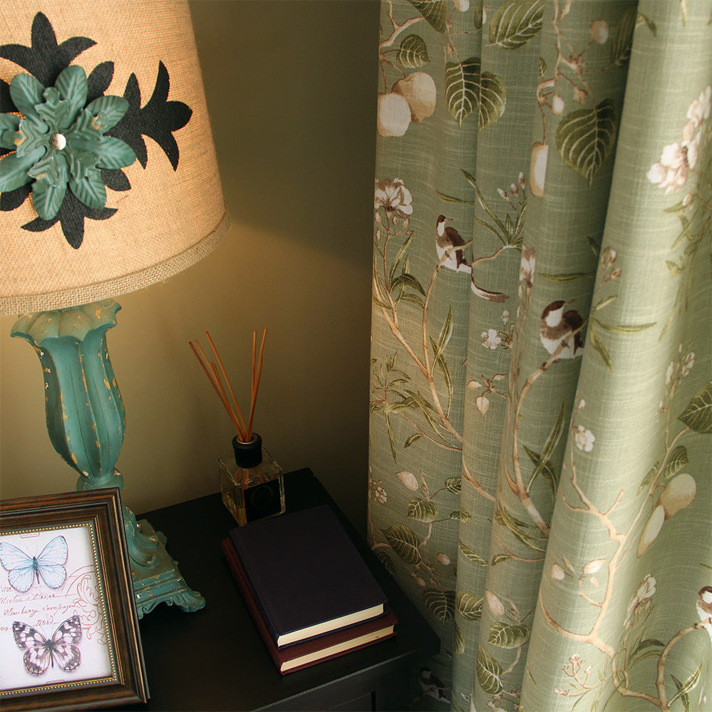 American Country Rustic Style Curtains - My Store