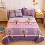 Crystal Velvet Bed Cover With Warm Quilted Sheets Korean Style - My Store