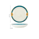 Dinner Plates Ceramic Steak Plate Web Porcelain - My Store