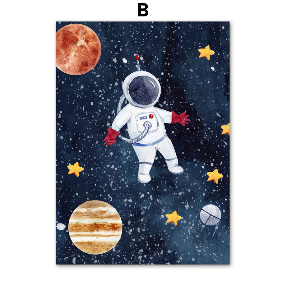 Astronaut Wall Art Canvas Painting - My Store