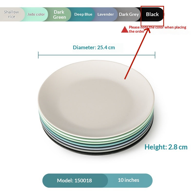 Creative Commercial Plastic Round Dinner Plates - My Store