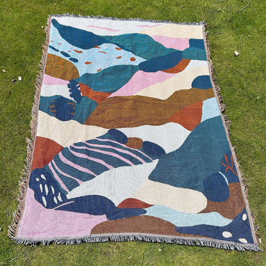 Outdoor Camping Rugs Bohemian Ethnic Style Picnic Mat - My Store
