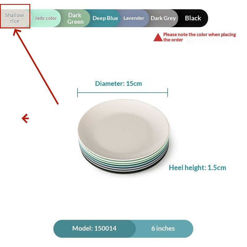 Creative Commercial Plastic Round Dinner Plates - My Store
