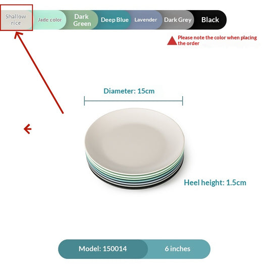 Creative Commercial Plastic Round Dinner Plates - My Store