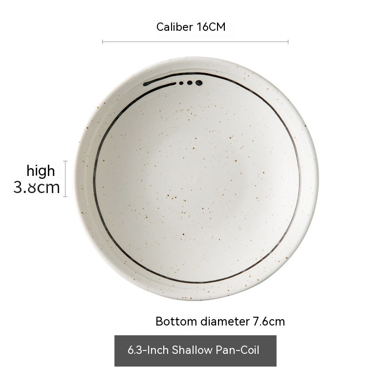 Japanese Textured Tableware And Household Plates - My Store