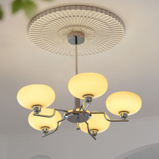 Living Room Chandelier Retro Cream Bedroom Dining Room Lamps - My Store