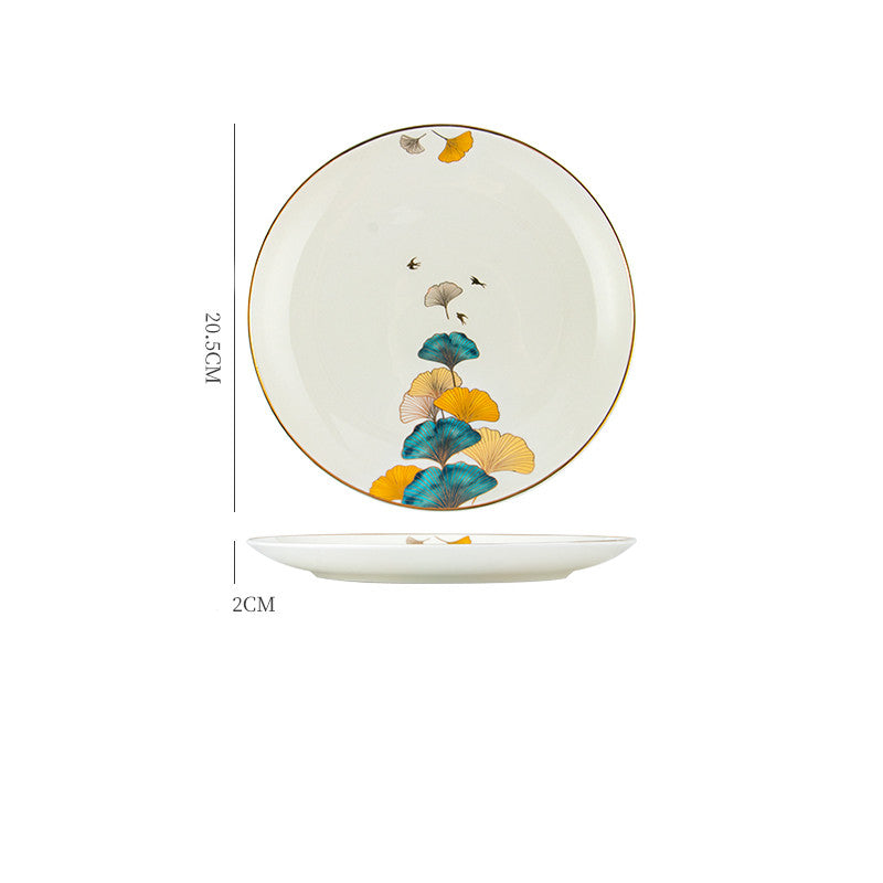 Dinner Plates Ceramic Steak Plate Web Porcelain - My Store