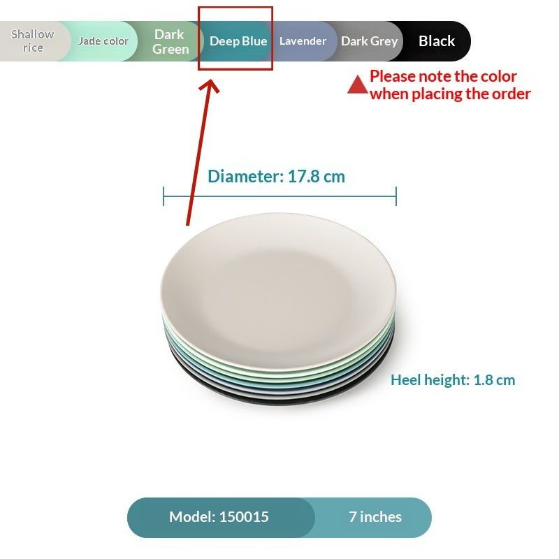 Creative Commercial Plastic Round Dinner Plates - My Store