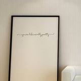 English Mirror Decoration Wall Stickers Generation Fine Carving - My Store