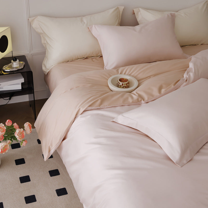 Woolen Cotton Four-piece Bed Set All Cotton Pure Cotton Bed Sheets - My Store